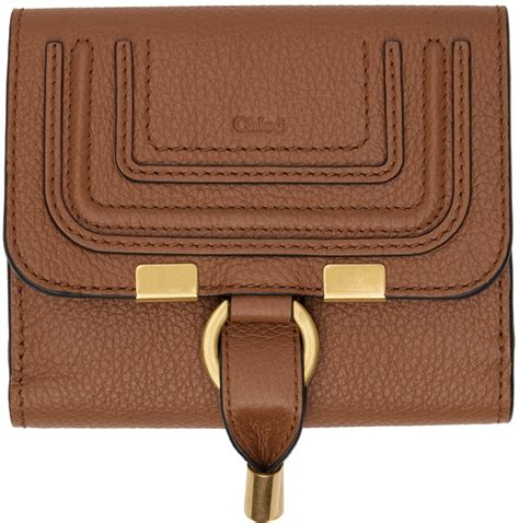 chloe marcie wallet tan|chloe marcie square wallet.